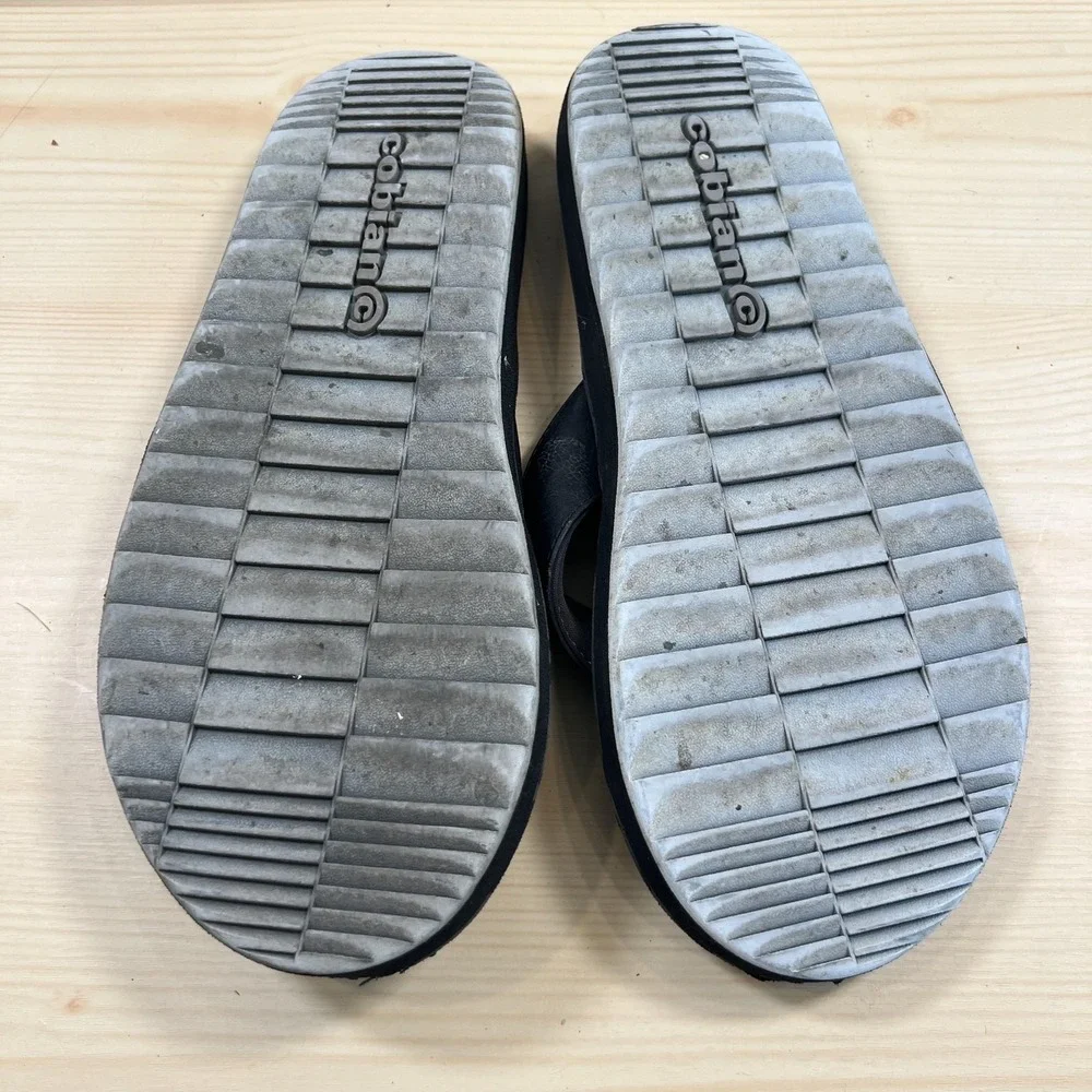 Cobian Sandals Shoes Mens Size 11 Black Flip Flop Thong Camo Floater - Picture 4 of 5